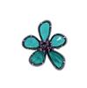 Flower Brooch Flower Blue [enliven] (crystal Green)