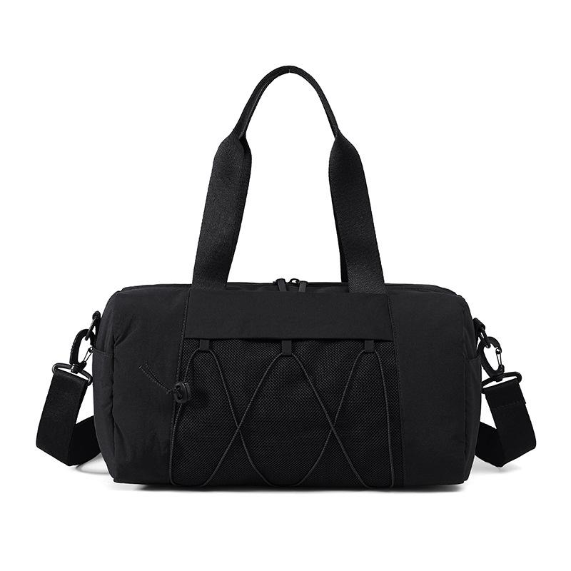 Luggage Bag Large Capacity Foldable Storage Bag Solid Color Water-Repellent Travel Bag