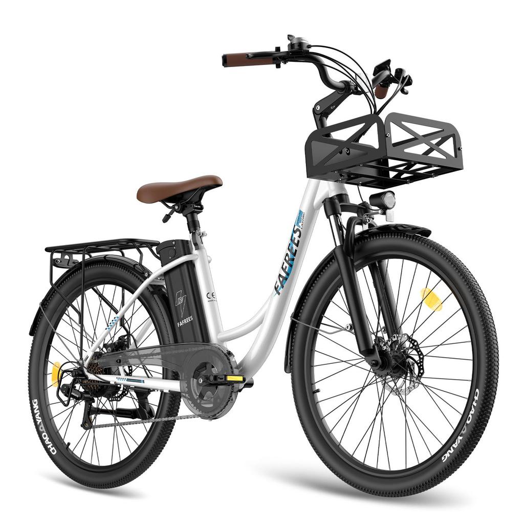 FAFREES F26 Lasting Urban Commuting Electric Bicycle 36V25Ah Battery 250W Motor 26 Inch City Tires 120KM Max Range E-Bike