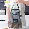 Сумки для хранения фруктов и овощей, многоразовая сумка-тоут, сетчатый тканый органайзер, кухонный покупатель, подвесной карман для сортировки овощей