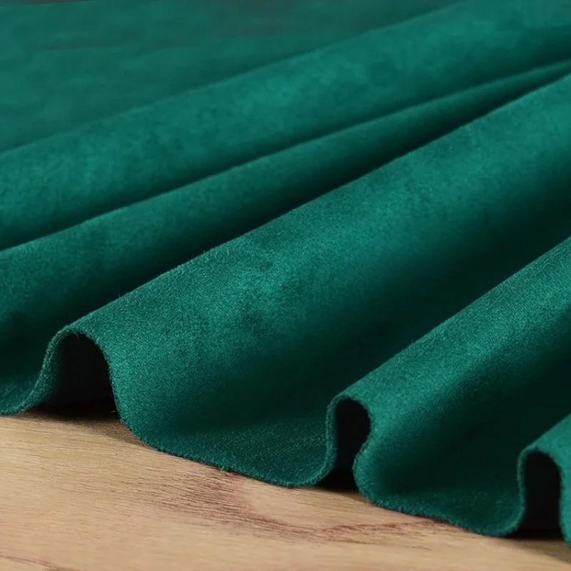 100x150cm Suede Fabric Stretch Double Microfiber for Costume Dresses Skirt Sewing Stretch Frosted Cloth Plain Material