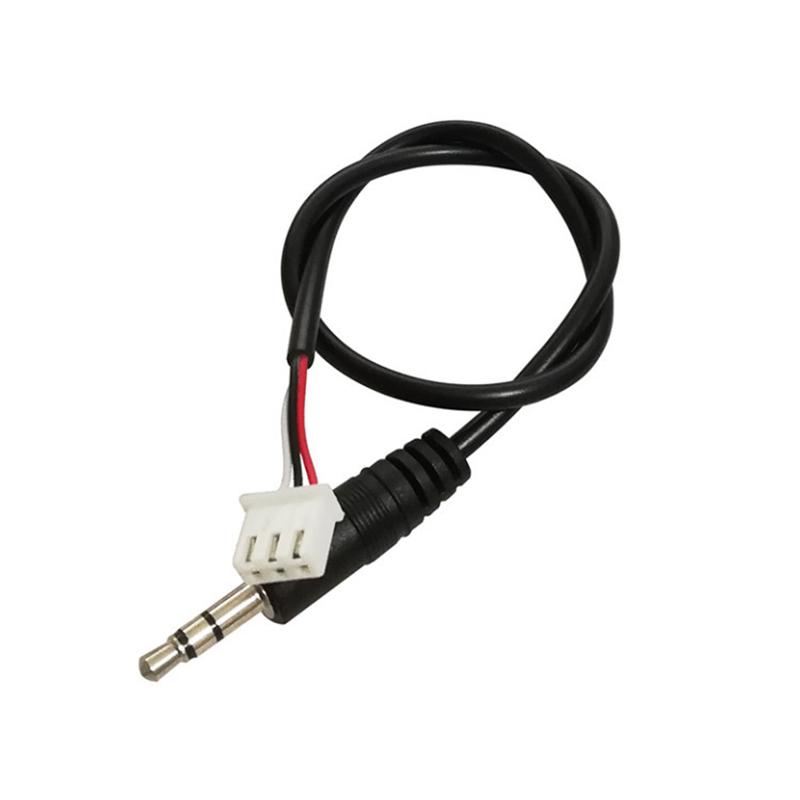 Jack 3.5Mm Aux Audio Cable To Xh2.54 3P Terminal Male To Male Female 3 Core Stereo Audio Cable Amplifier Extended Line
