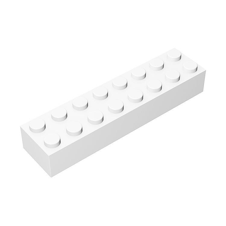 10 шт. Кирпичики 2x8 3007 MOC Технологические кирпичики DIY Детали Строительные блоки Совместимые Собираемые Частицы