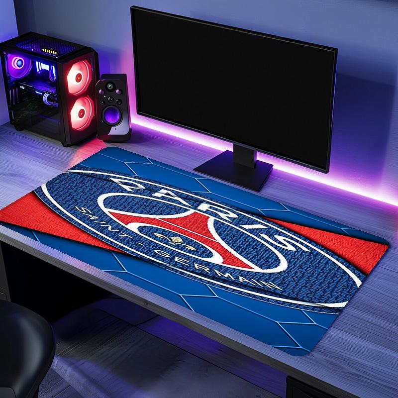 Paris Saint Germain FC logo Mouse Pad - Non-Slip Rubber Base, Smooth Surface for Work,Gaming,Office,And Home Use, Desk Mouse Pad