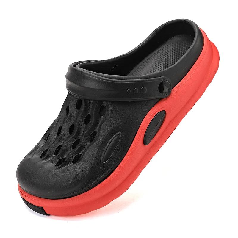 Мужские сандалии, повседневная обувь, легкие сабо из ЭВА, Лидер продаж, сабо унисекс, красочная обувь цвета морской волны для лета, пляжа, Zapatos Hombre