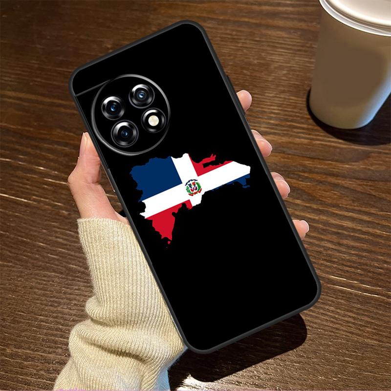 Флаг Доминиканской Республики Для OnePlus 15R 13 12 11 9 Pro 12R 13R 10T 13T Чехол Для OnePlus Nord 5 CE 2 3 4 Lite N20 N30