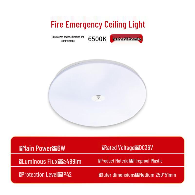 Mi Ling M6116-A Emergency LED Ceiling Light