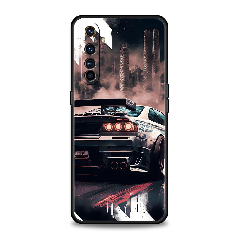 Для Realme 10 9 8 5G 7 6 GT2 Pro Plus 9i 8i C21 C11 C25 C35 спортивный автомобиль JDM Tokyo Drift чехол для телефона Realme GT Neo 2 3 3T