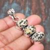 Dalmation Jasper Gemstone  925 Sterling Silver Handmade Wonderful Jewelry Pendant