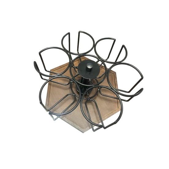 Органайзер для бутылок с водой для стаканов объемом 30/40 унций с вращающейся ручкой и держателем для стакана