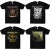 Machine Head Killers And Kings Skull Hellalive Into The Locust Unisex T-Shirt