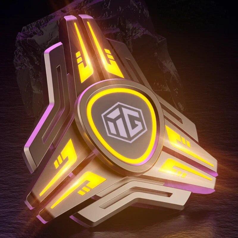 Fidget Spinner Cool Luminous Fingertip Gyro EDC Stress Relief Toy Hand Gift for Adults Children