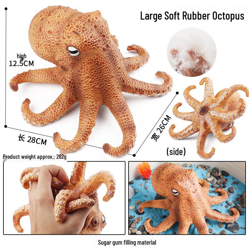 Детские игрушки из мягкой резины в виде морских животных: Модели косатки, белой акулы, белухи, синего кита, дельфина, кашалота