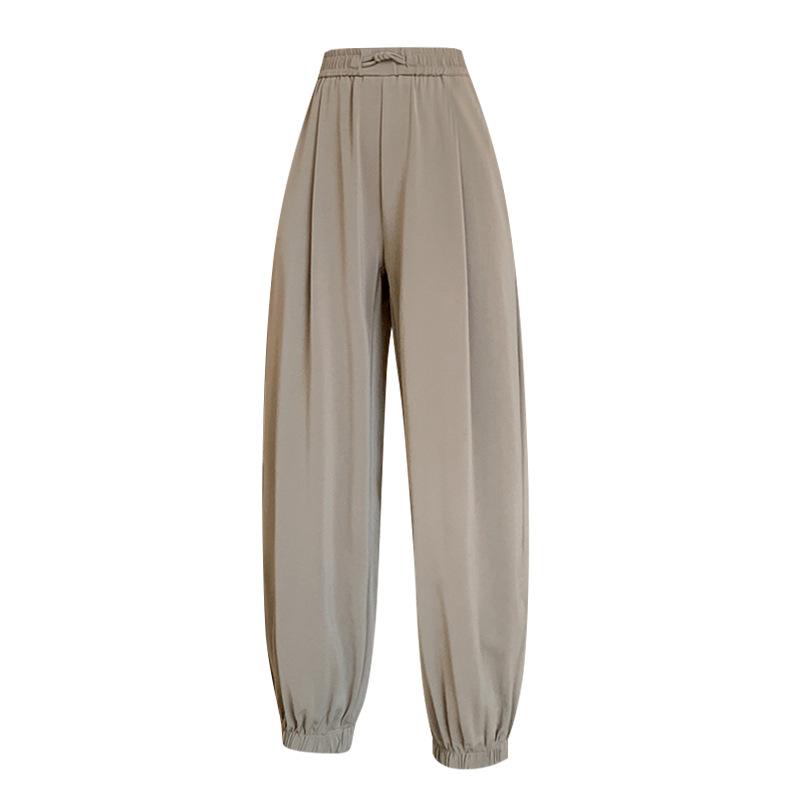 Спортивные штаны женские летние тонкие свободные леггинсы спортивные штаны в национальном стиле повседневные маленькие крутые солнцезащитные штаны Nine Points