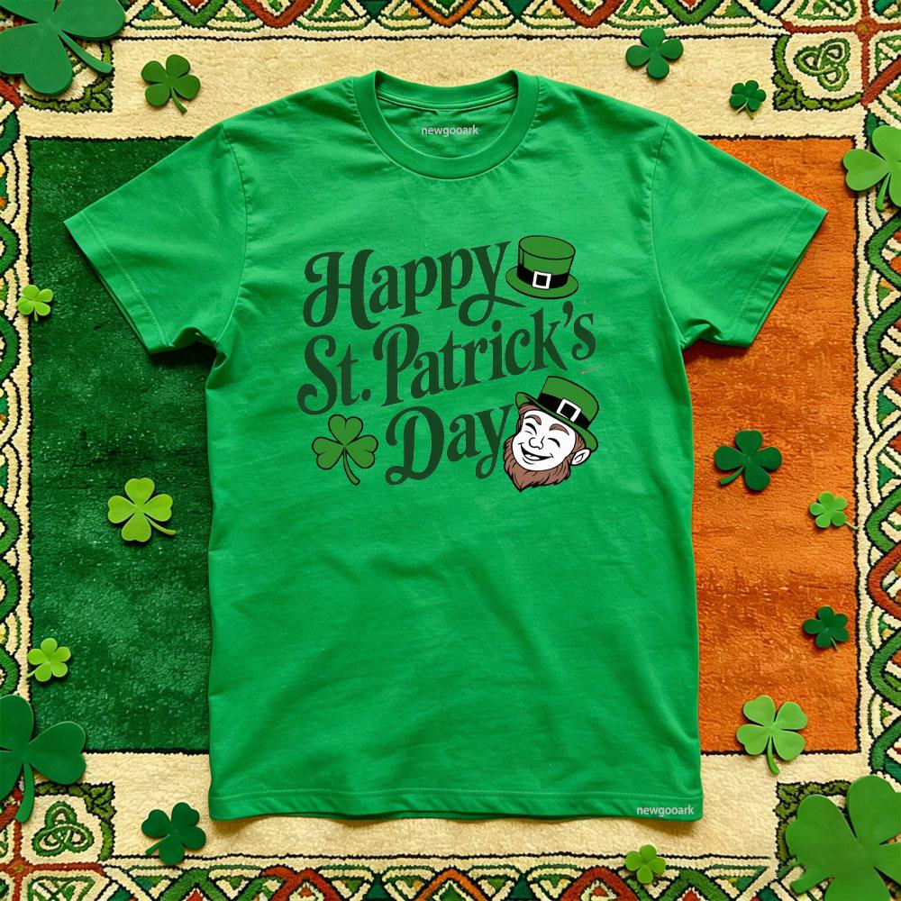Happy St Patricks Day Its A Great Faith Day for The Irish Premium TShirt Women Unisex Casual Cotton Graphic Shirt Oneck Shirt