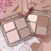 Хайлайтер 3D Contour Bronzer Palette Natural Color Facial Contouring Waterproof Styling Nose Shadow Makeup Cosmetics