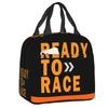 Готов к гонкам Сумка для ланча Портативный гоночный термоконтейнер Термоизолированный ланч-бокс бенто для женщин, детей, школьников, пикника, сумки-тоут для еды