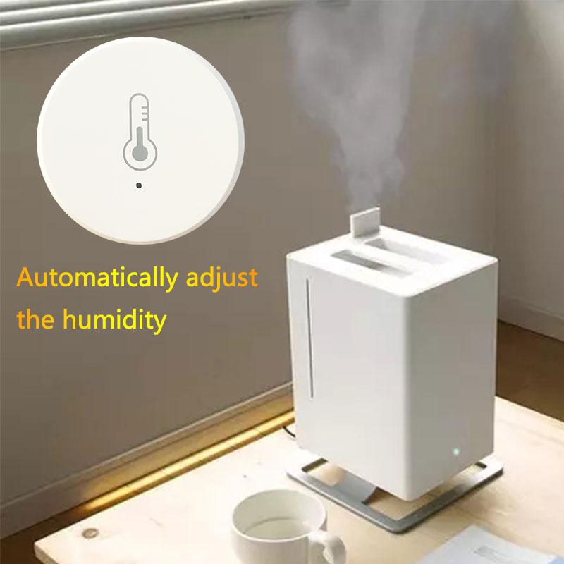 Tuya Zigbee Temperature Humidity Sensor App Control Indoor Thermometer Monitor Home Automation Works With Alexa Google Assistant