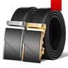 First Layer Cowhide Men's Automatic Buckle Belt Casual Business Belt Simple and Versatile Middle Aged and Young Belt Men