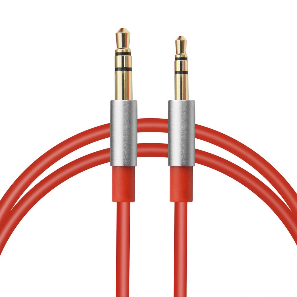 Мужской мужской переходник супер тонкий штекер позолоченный стерео AUX кабель WYVERN AUDIO 2.5 мм 3.5 мм (1.5м)