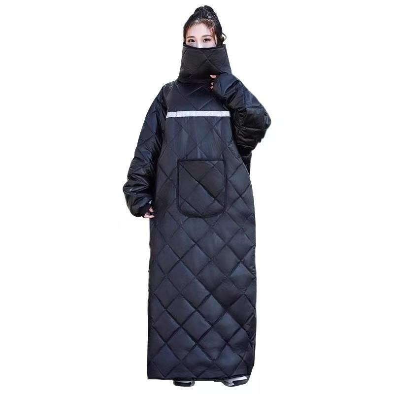 Зимняя флисовая ветровка для велоспорта и мотоциклизма с разделением человек-транспортное средство