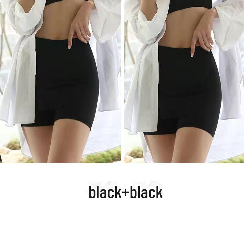 Women's Ice Silk Seamless Anti-Exposure Summer Shorts - Lightweight, Wear Outside, Safety Shorts for JK Skirt