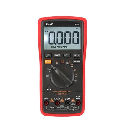 Kaisi K-890 Профессиональный ЖК-цифровой мультиметр Электрический портативный цифровой мультиметр-тестер