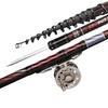 Authentic Qingzhanxi 19-Section Short-Handle Ultra-Light Fishing Rod Set for Corn, Wheat, and Rock Fishing.