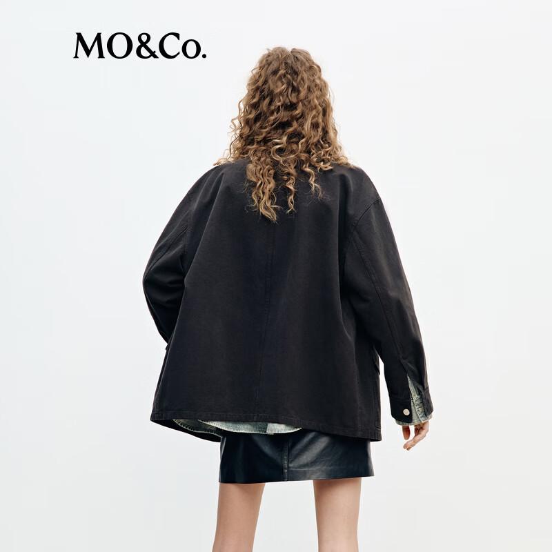 МО&Ко. Однотонная хлопковая куртка для женщин