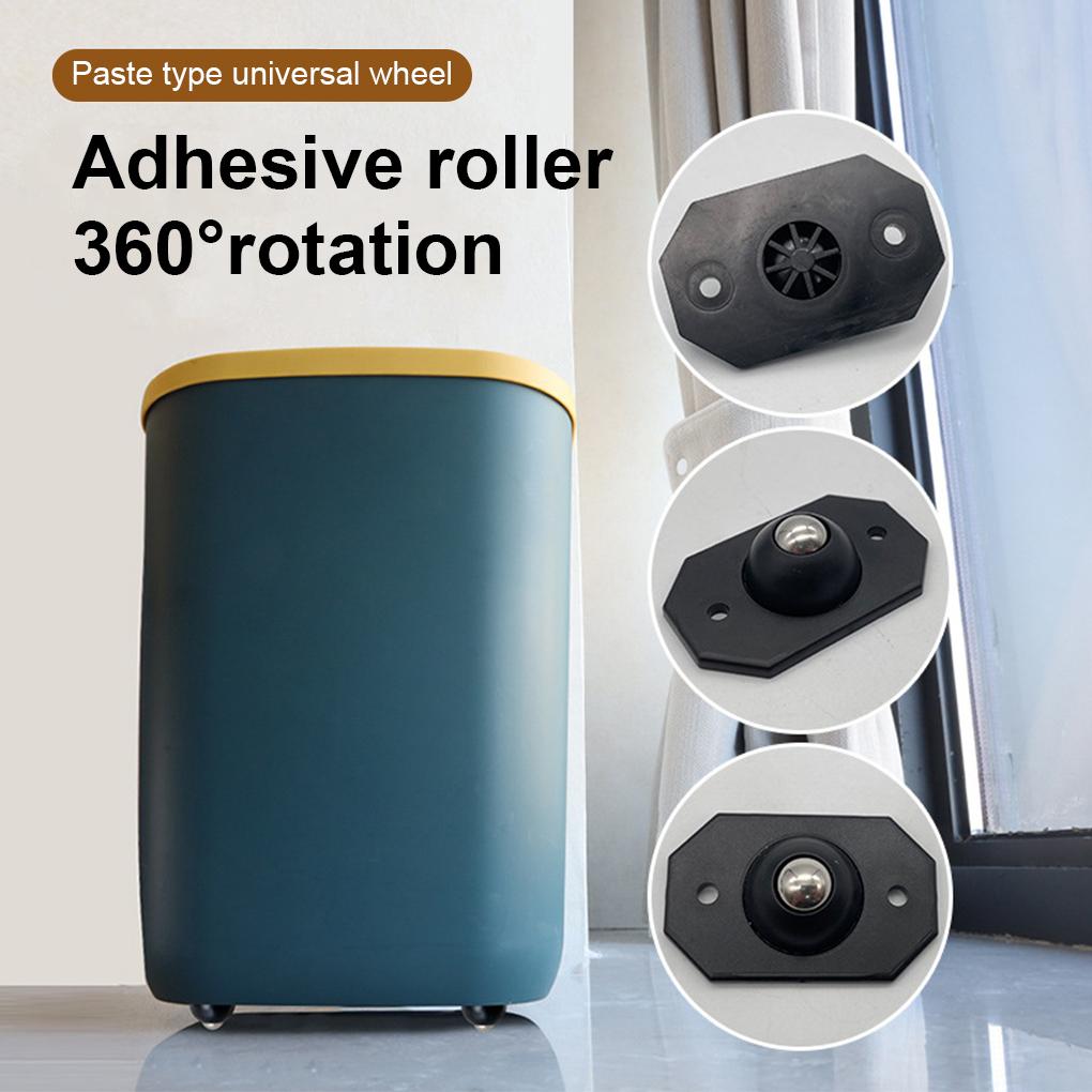 Самоклеящийся ролик 360 градусов липкий шкив ящик для хранения шкаф мусорные колеса портативный паста поворотный ролик аксессуары