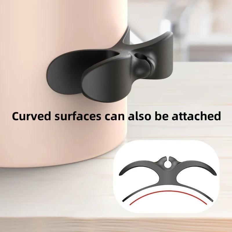 2pcs Household Kitchen Storage Wire Winder Traceless Plug Fixed Power Cord Organizer Cable Management Home Storage Tools