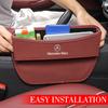 FLT2   2025 Hot 1Pcs Leather Car Seat Storage Bag Gap Organizer Box For Mercedes Benz AMG W204 W205 W203 W211 W212 W213 W201 W210 W124