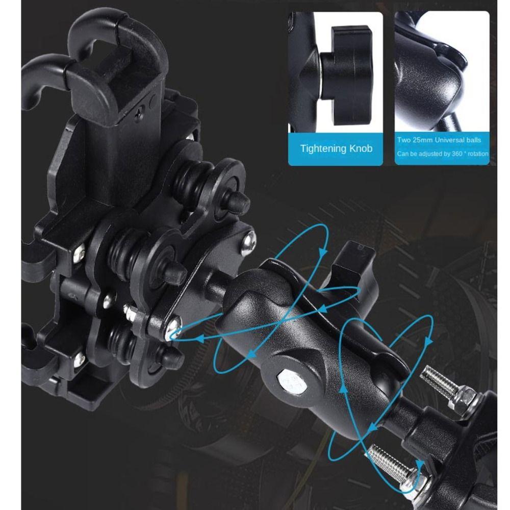 Vibration Damper Motorcycle Phone Holder Shock Absorber Phone Holder 4.7-7.1 Inch Mobile Phone