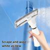 Glass Wiper Color Block Design 3-in-1 Spraying Cleaning Wiping Tool Ergonomic Handle Spray Window Cleaner