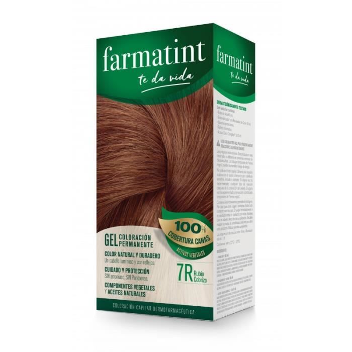 FARMATINT - Gel Farmatint 7R (couleur blond cuivré) 135 ml