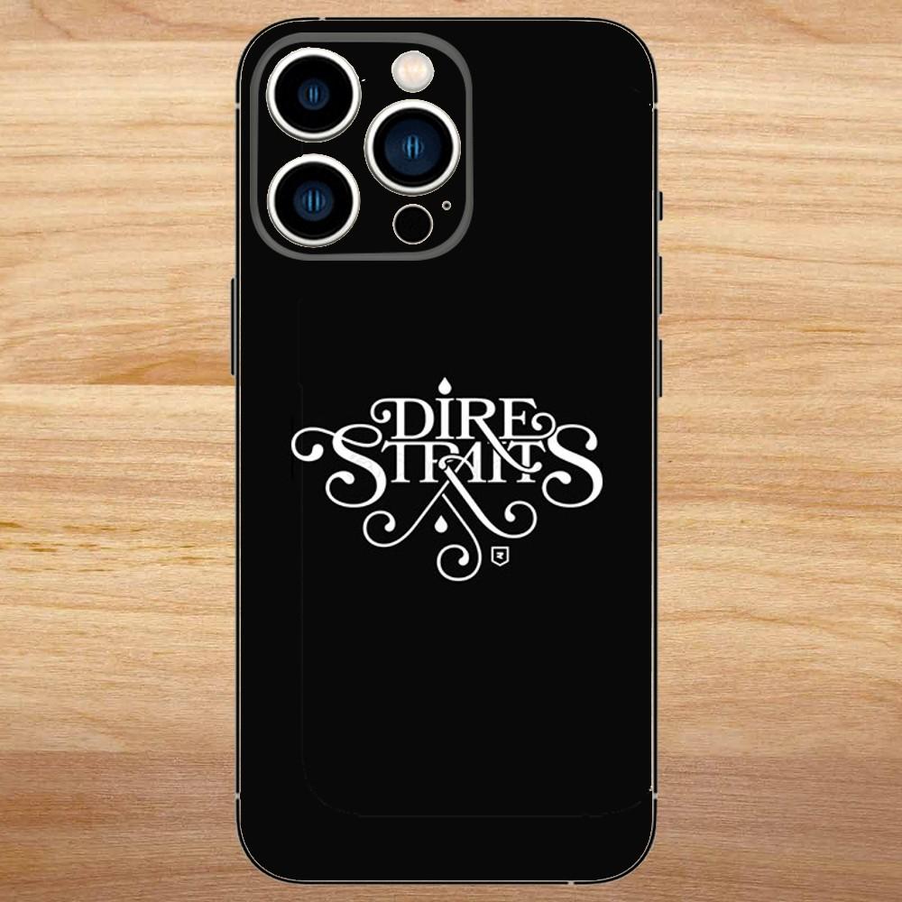 Чехол для телефона Dire Straits Для iPhone 15, 14, 13, 12, 11, Pro, Max, Plus, Mini, X, XS, XR, 8, 7, 6, S, Plus, SE Мягкий черный чехол