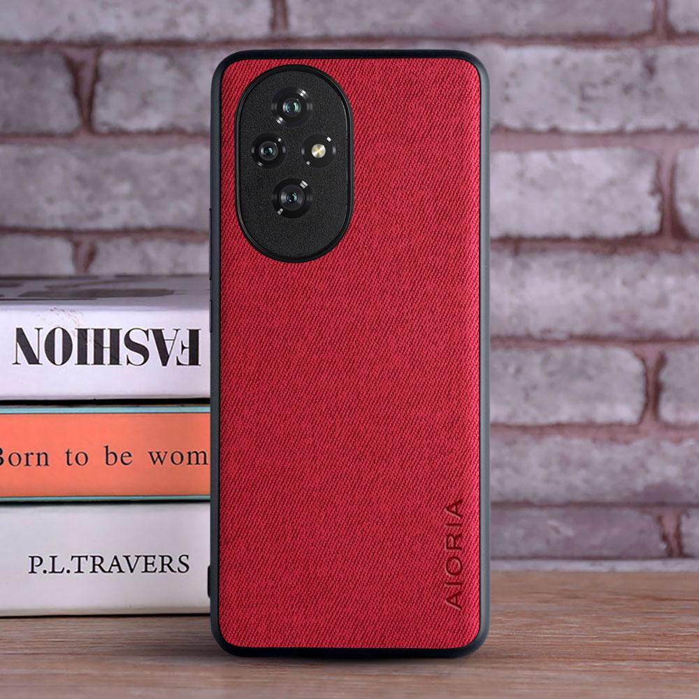 Чехол для Honor 90 Lite 70 50 200 Lite Pro Smart Honor 20 Nova 5T 5G Кожаный Мастер Жесткий Текстильный Кожаный Модный Чехол для Телефона