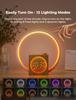 USB Charging RGB Sunrise Smart Table Clocks 12 Light Modes with White Noise Wake-Up Alarm Wood-Grain Finish Speakers