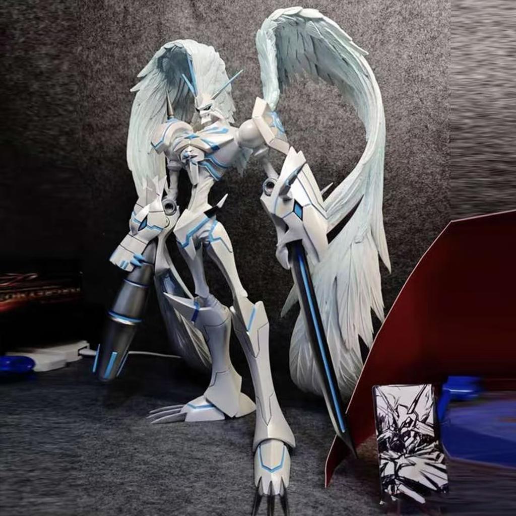 20см/7,87дюйма Фигурка Digimon Adventure Omegamon Merciful Mode Фигурки Digimon Статуэтка из ПВХ Коллекционная модель Игрушки Подарки