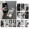 Чехол для телефона для iphone 17ProMax Air 16 15 14 13 Pro Max 15 16 Pro 15Plus Мультяшный Скелет Череп Кот Искусство