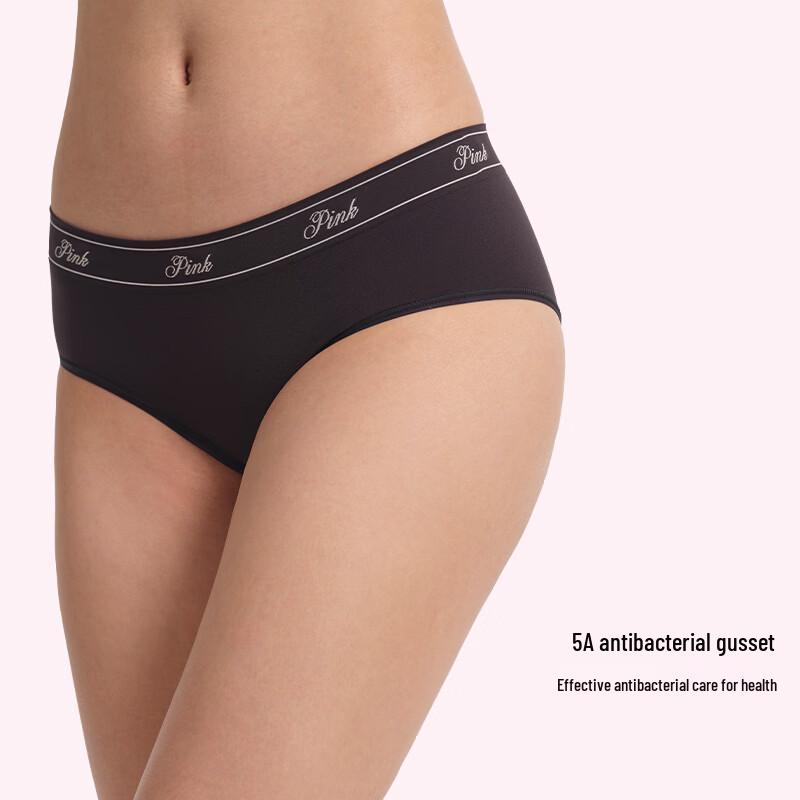 Victoria's Secret Розовые трусы с низкой посадкой, 5 шт.