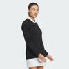 Adidas Golf 2024 S S Women Golf Prime Knit Gradient Pattern Long Sleeve Crewneck Pullover In6609