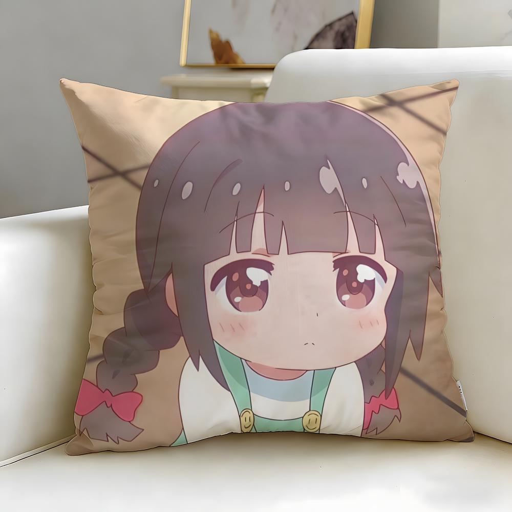 Аниме Wataten Ангел спустился ко мне Наволочка Мягкая Легко стираемая Подушка Универсальная для Дивана Кровати Путешествий и Офиса