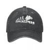 Vintage Denim Biker Evolution Motorcycle Baseball Caps Women Hat Adjustable Casquette Gorras