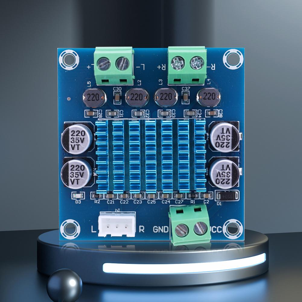 Плата усилителя мощности 12-24 В, двухканальный аудиомодуль усилителя мощности 10 Вт + 10 Вт, высокое разрешение