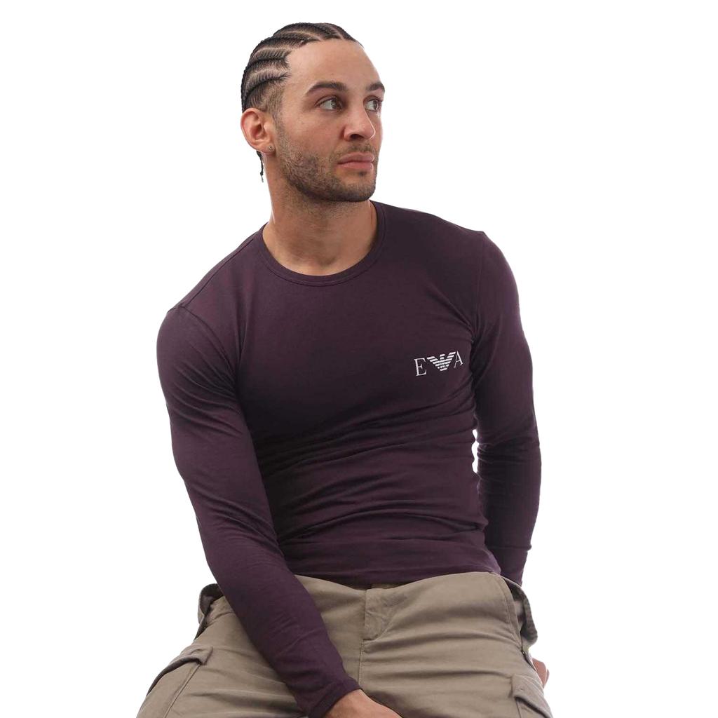 Emporio Armani Mens Slim Long-Sleeved T-Shirt