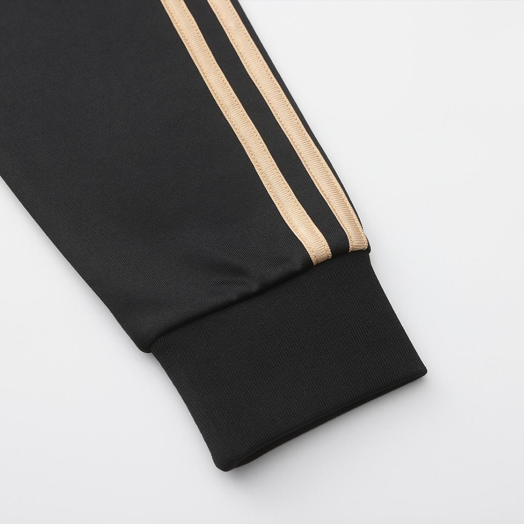 adidas Футболка с длинными рукавами и логотипом, удобные эластичные брюки со средней талией, повседневный спортивный костюм, комплекты унисекс TR30JT-BG+TR30P1R-BG