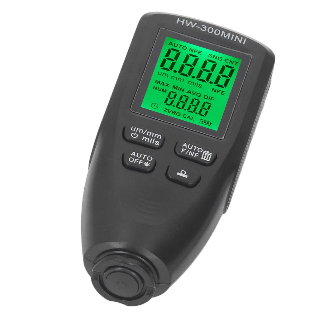 0 до 2000UM измеритель толщины лакокрасочного покрытия Mil высокоточный тестер глубины покрытия для автомобиля