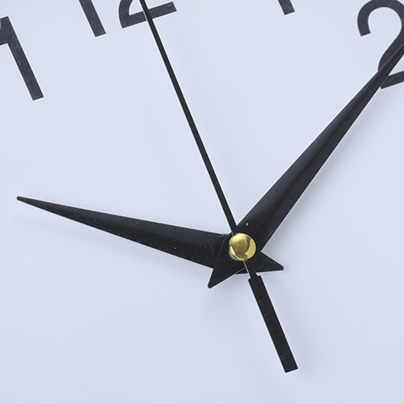 Wall Clock Round Analogue Vintage Home Decor Small Bedroom Kitchen Wall Hanging