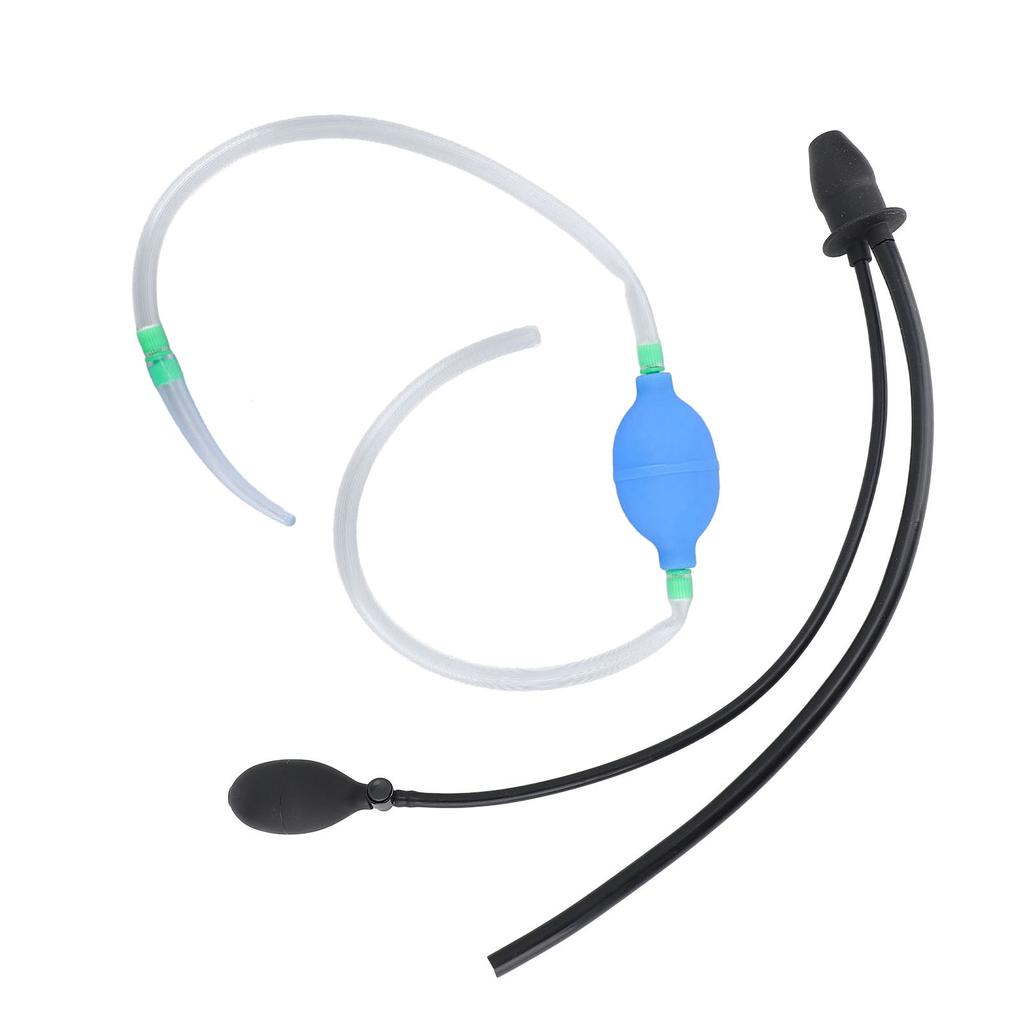 Silicone Enema Bulb Kit Inflatable Easy To Use Anal Douche Enema Kit for Relieve Constipation Fecal